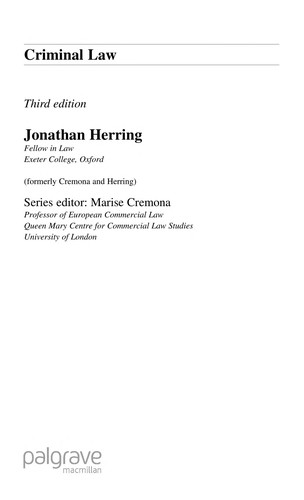 Criminal law