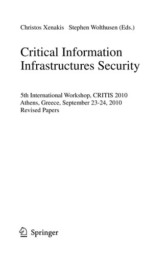 Critical Information Infrastructures Security