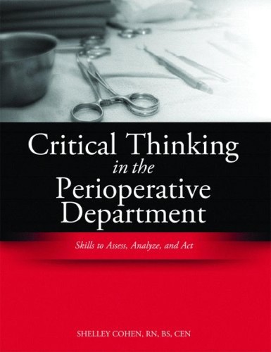 Critical thinking in the perioperative department
