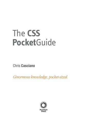 The CSS pocket guide