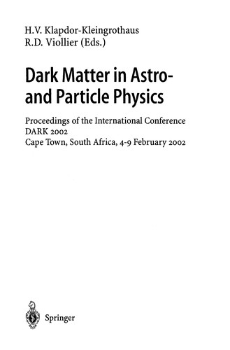 Dark matter in astro- and particle physics