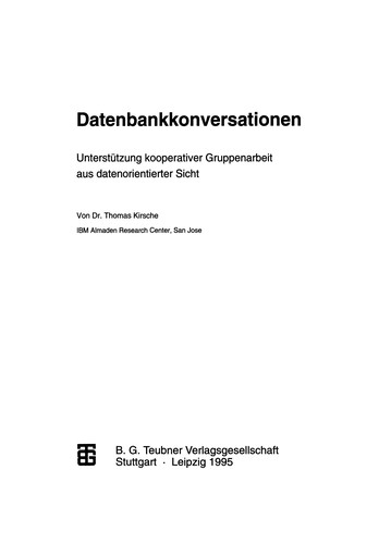 Datenbankkonversationen