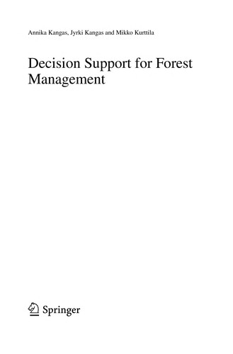Decision Support for Forest Management