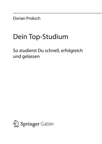 Dein Top-studium