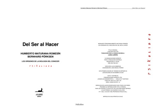 Del ser al hacer