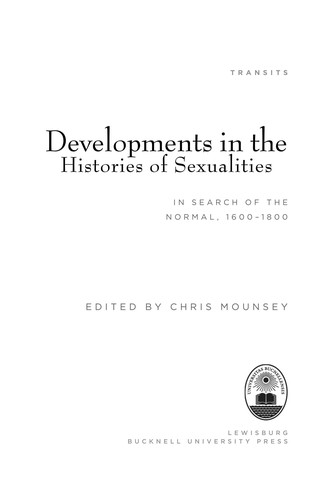 Developments in the histories of sexualities