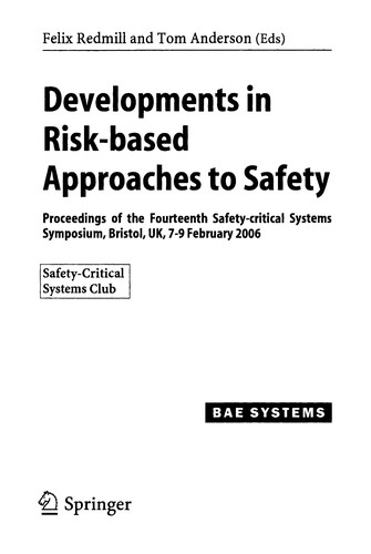Developments in risk-based approaches to safety