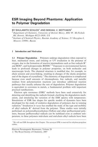 Electron paramagnetic resonance