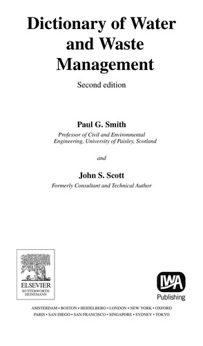Dictionary of Water and Waste Management
