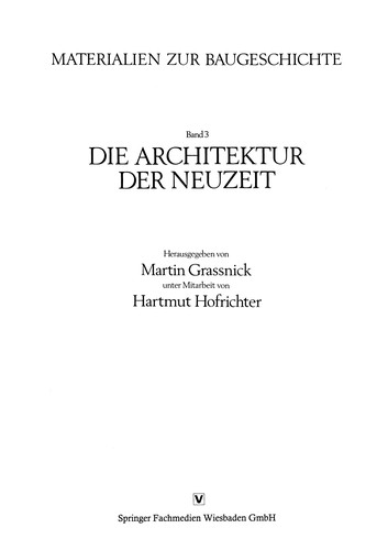 Die Architektur der Neuzeit