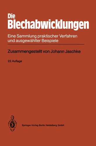 Die Blechabwicklungen