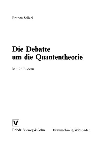 Die Debatte um die Quantentheorie