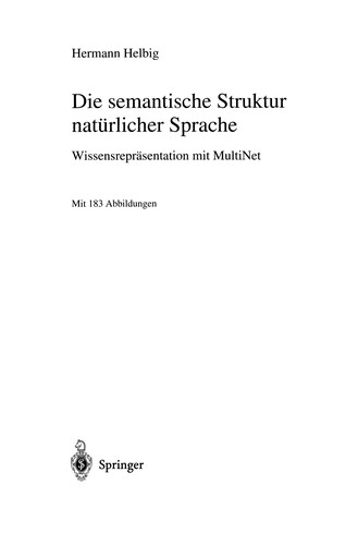 Die semantische Struktur natürlicher Sprache