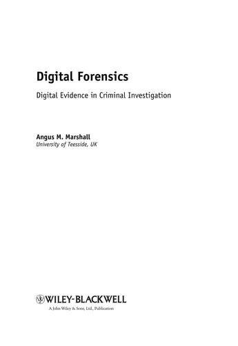Digital forensics