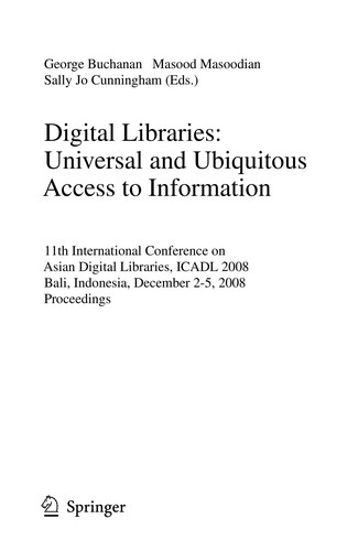 Digital libraries