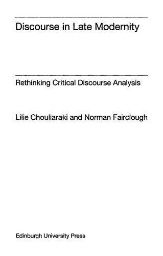 Discourse in Late Modernity