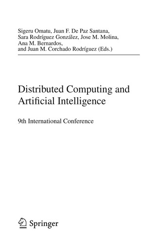 Distributed Computing and Artificial Intelligence