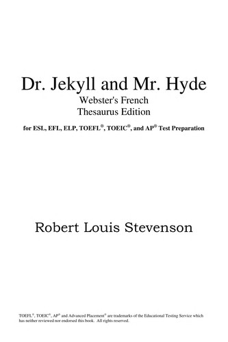 Dr. Jekyll and Mr. Hyde