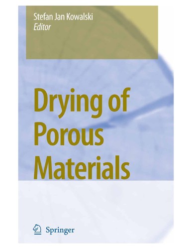 Drying of porous materials