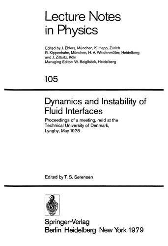 Dynamics and instability of fluid interfaces