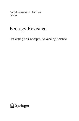 Ecology revisited