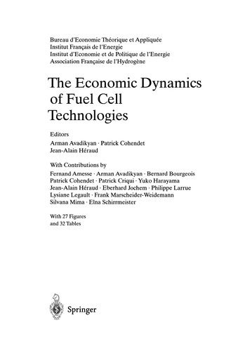 The Economic Dynamics of Fuel Cell Technologies