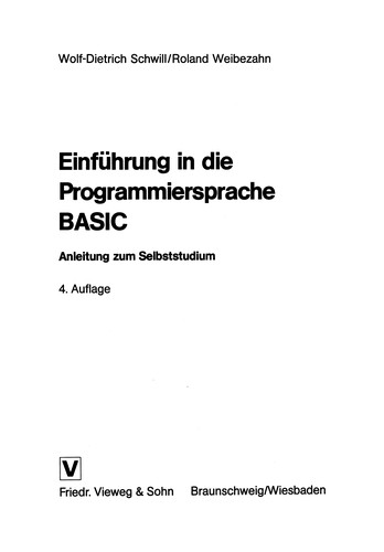Einführung in die Programmiersprache BASIC