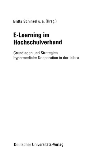 E-Learning im Hochschulverbund