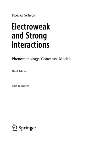 Electroweak and strong interactions