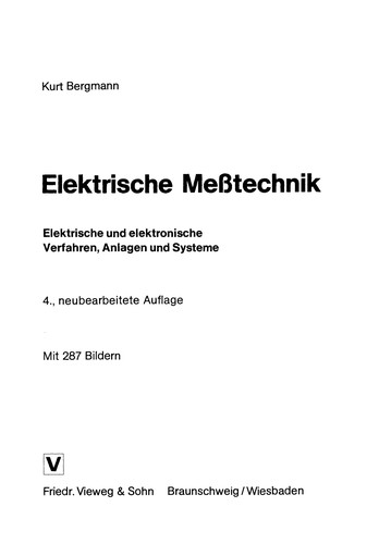 Elektrische Meßtechnik