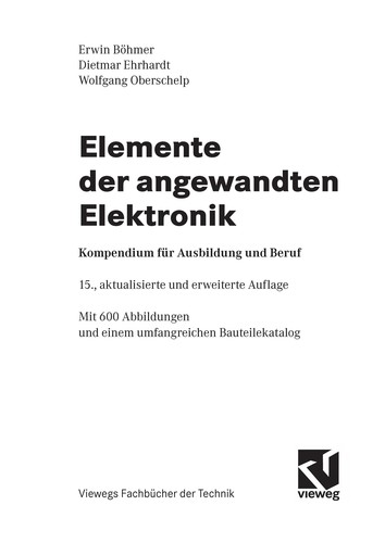 Elemente der angewandten Elektronik