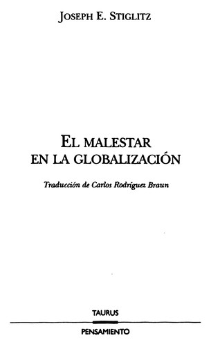 El malestar en la globalización