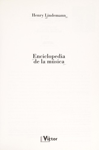 Enciclopedia de la Musica