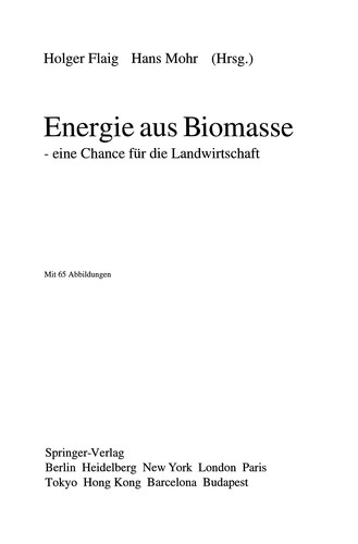 Energie aus Biomasse