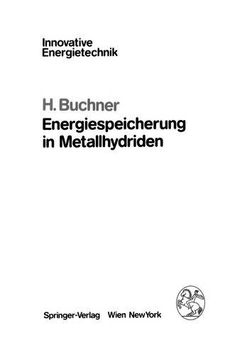 Energiespeicherung in Metallhydriden