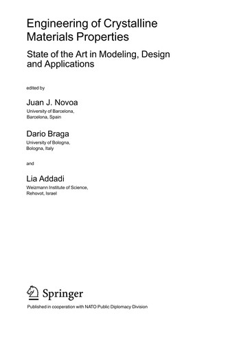 Engineering of Crystalline Materials Properties