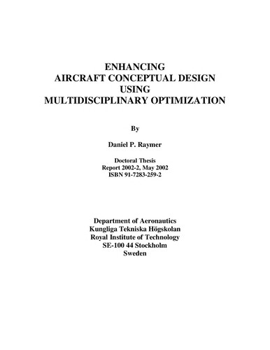 Enhancing aircraft conceptual design using multidisciplinary optimization