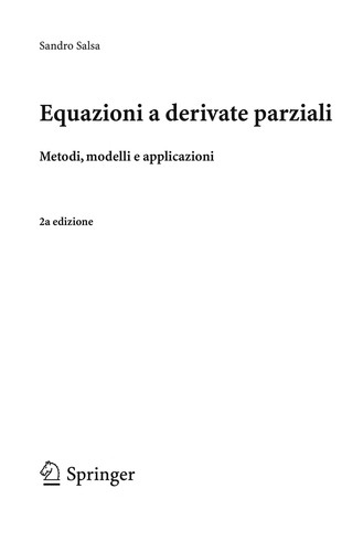 Equazioni a derivate parziali