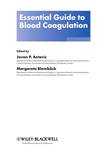 Essential guide to blood coagulation