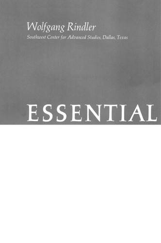 Essential Relativity