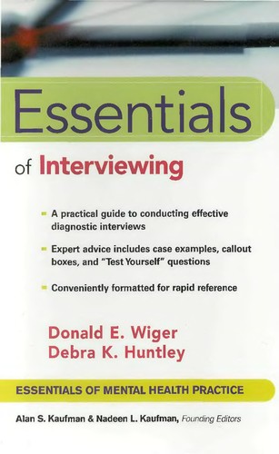 Essentials of interviewing