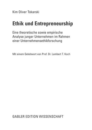 Ethik und Entrepreneurship