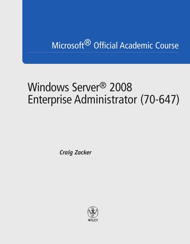 Windows Server 2008 Enterprise Administrator (70-647)