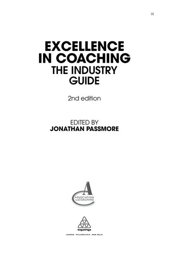 Excellence in coaching