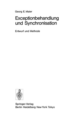 Exceptionbehandlung und Synchronisation