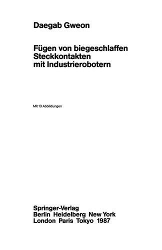 Fügen von biegeschlaffen Steckkontakten mit Industrierobotern