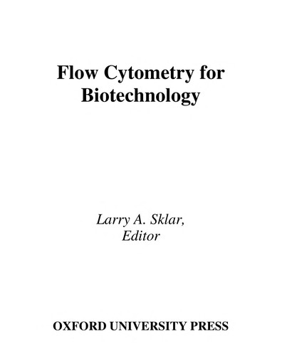 Flow cytometry for biotechnology