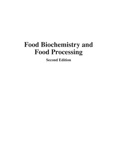 Food biochemistry and food processing