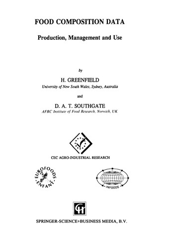 Food Composition Data