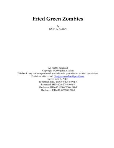 Fried green zombies